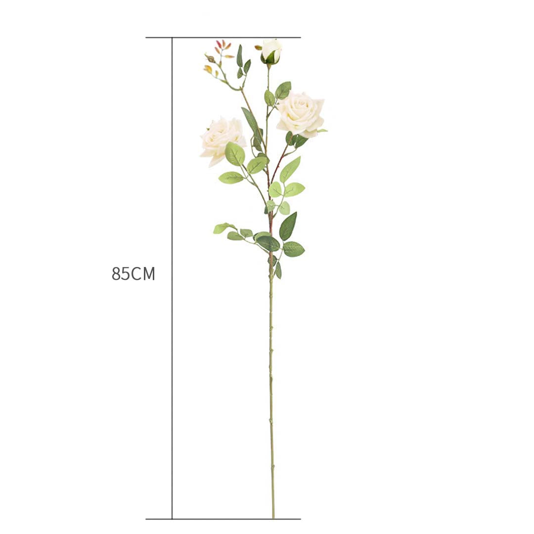 Glass Vase With Artificial Flower