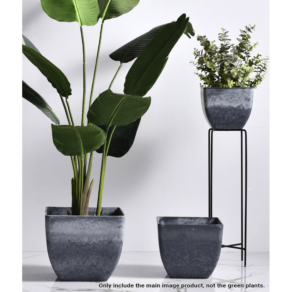 Square Cement Tapered Planter