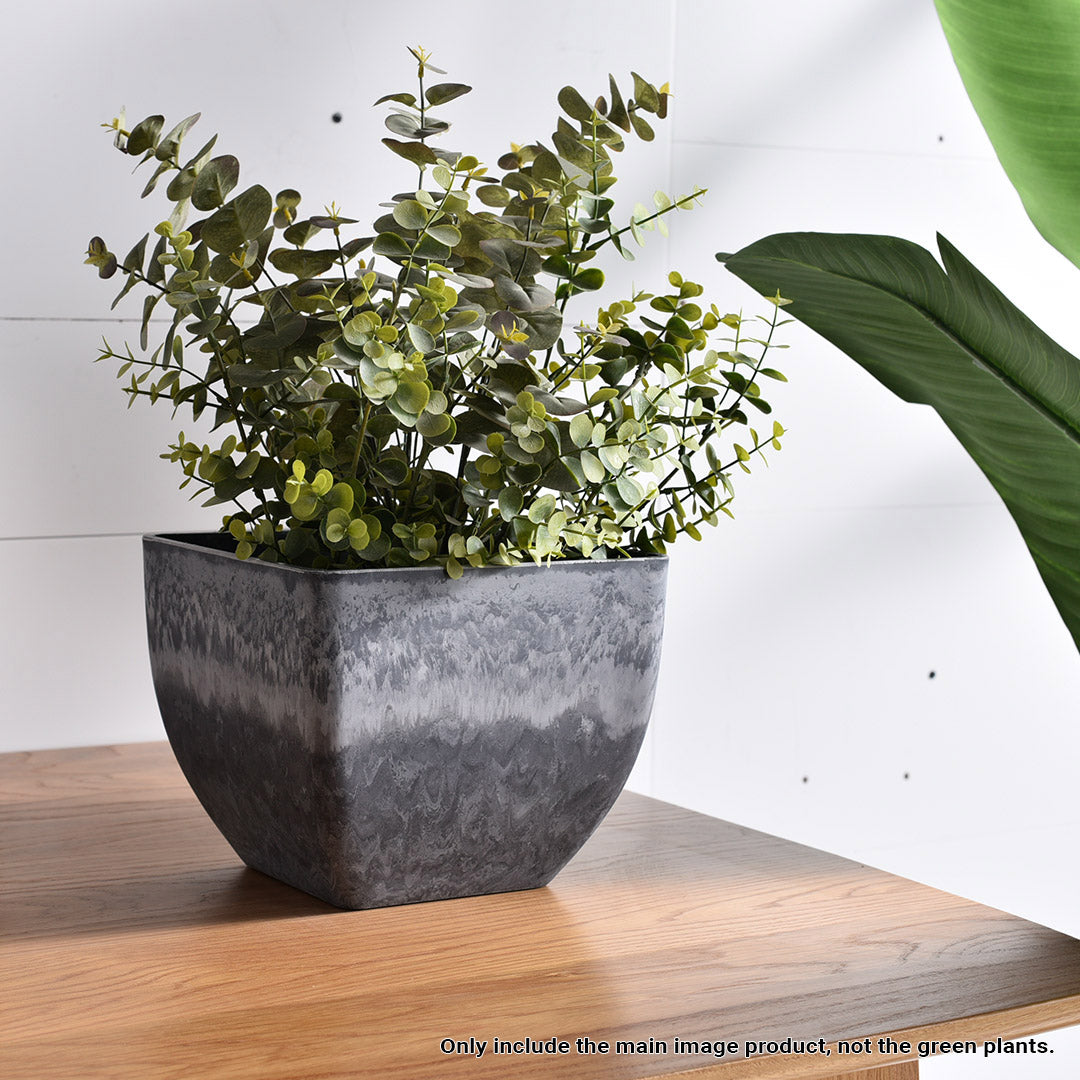 Square Cement Tapered Planter