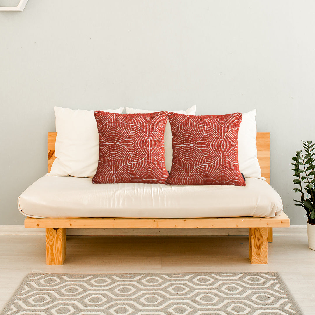 Raised Pattern Throw Pillow