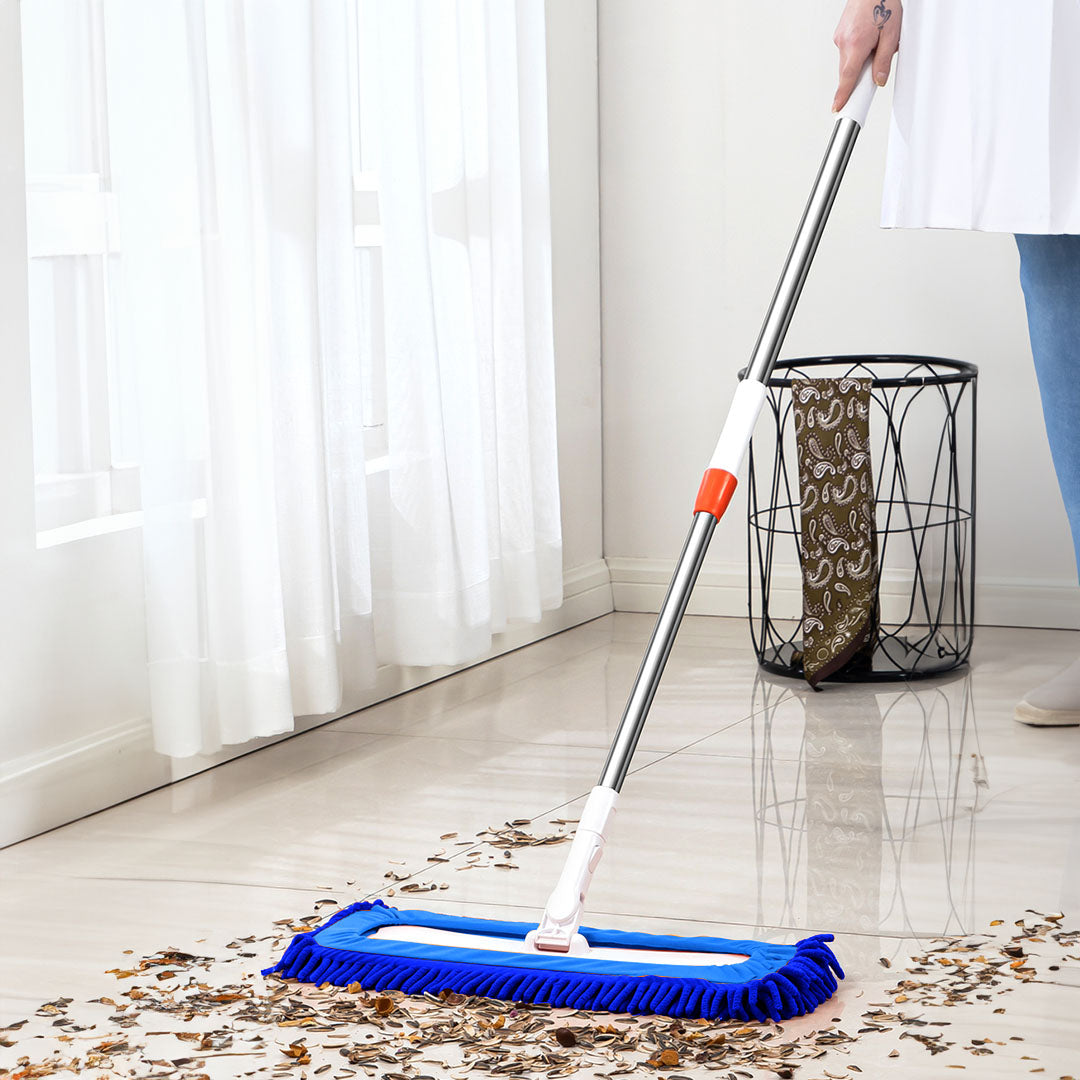 Microfiber Flat Mop (6 pcs Mop Cover)