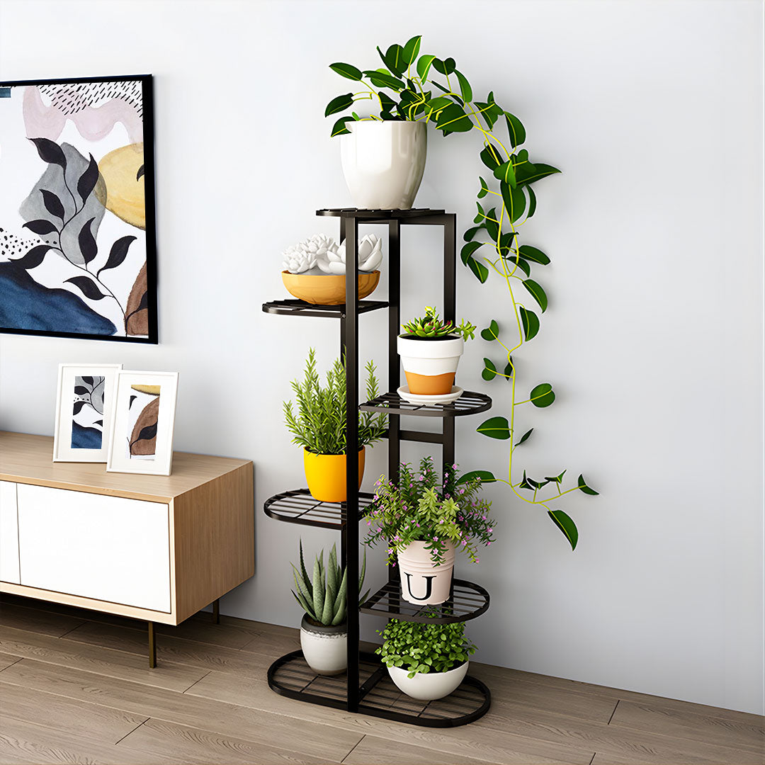 Black Metal Plant Rack