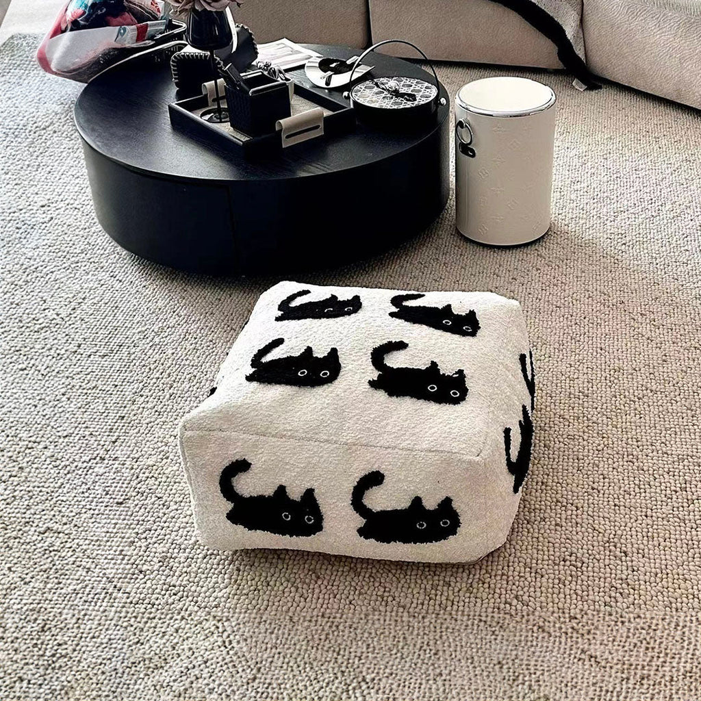 Animal Print Pouffe Cushion
