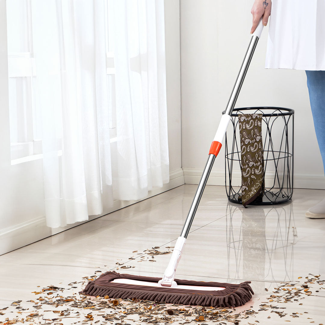 Coffee Microfiber Flat Mop (4 pcs)