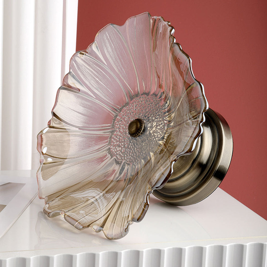 Crystal Glass Tulip Countertop Bowl