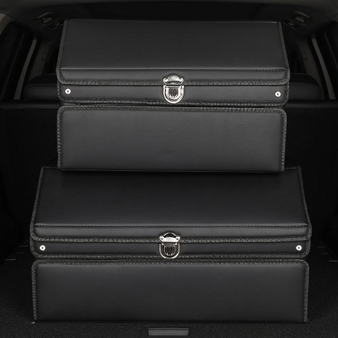 Leather Car Boot Collapsible Box