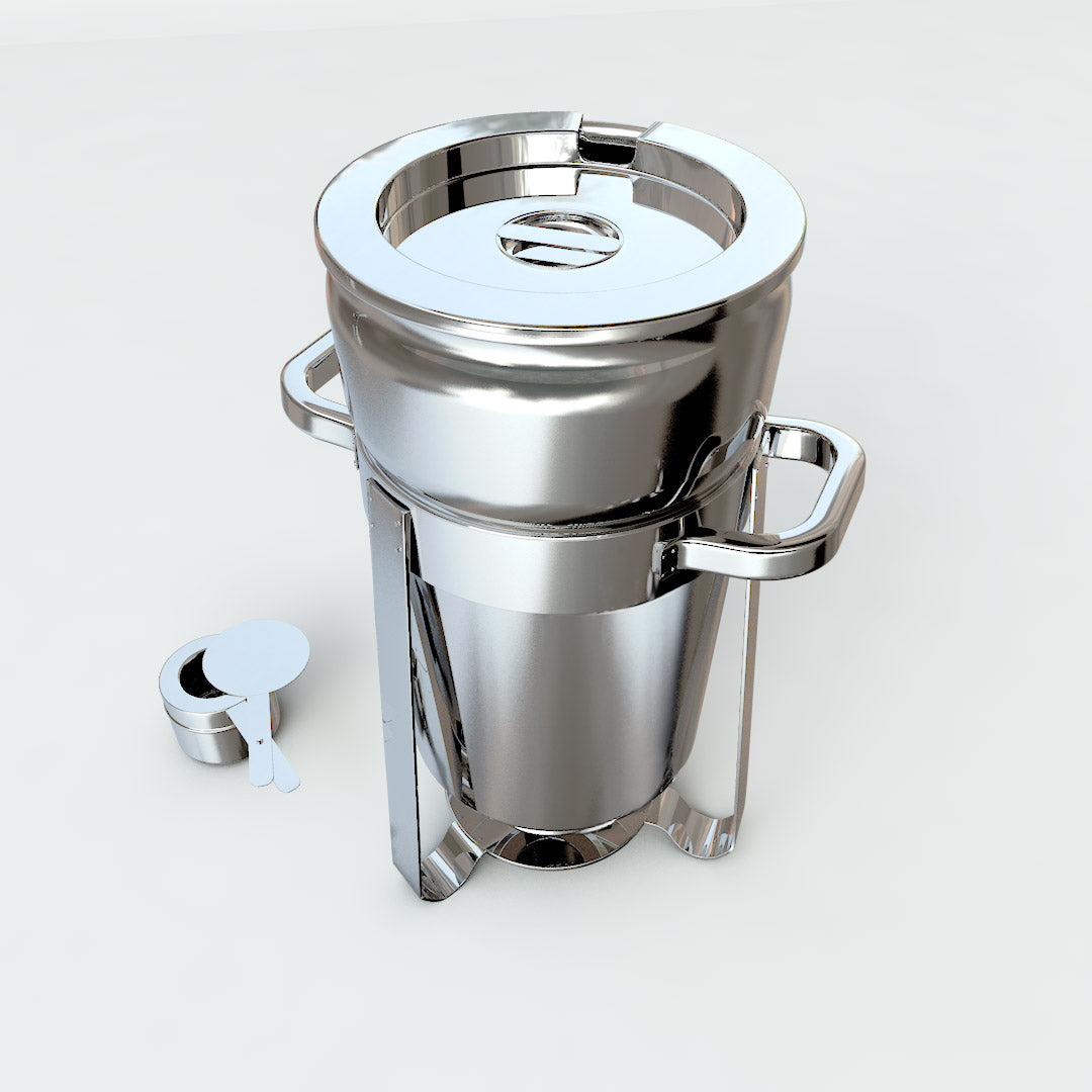 Round Stainless Steel Food Warmer