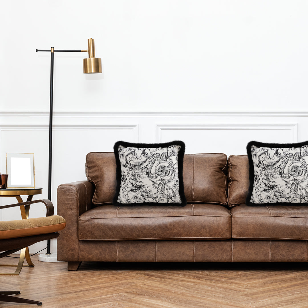 Patterned Throw Pillow