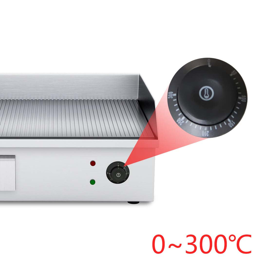 Electric Ribbed Griddle