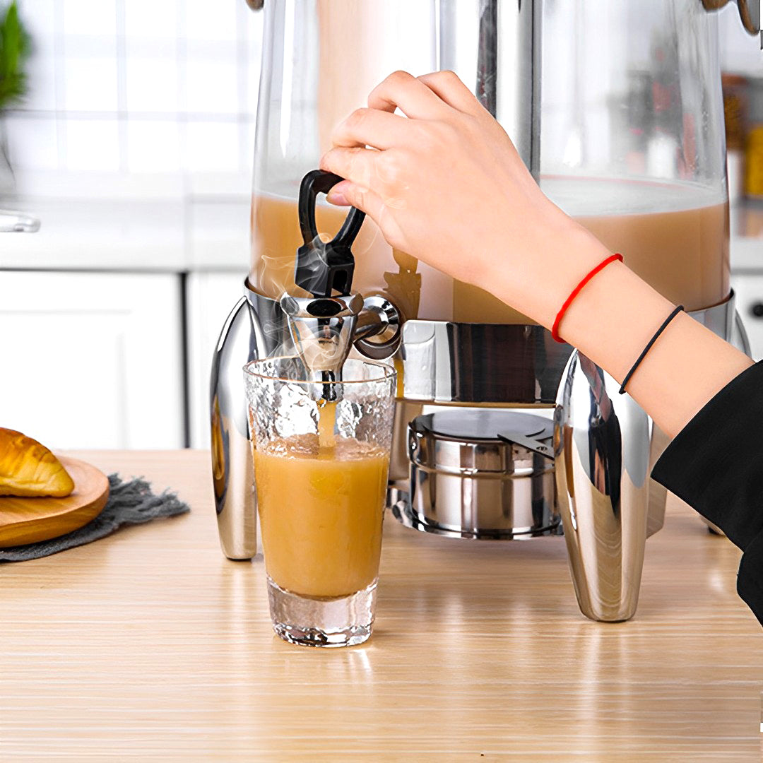 12L Silver Beverage Dispenser