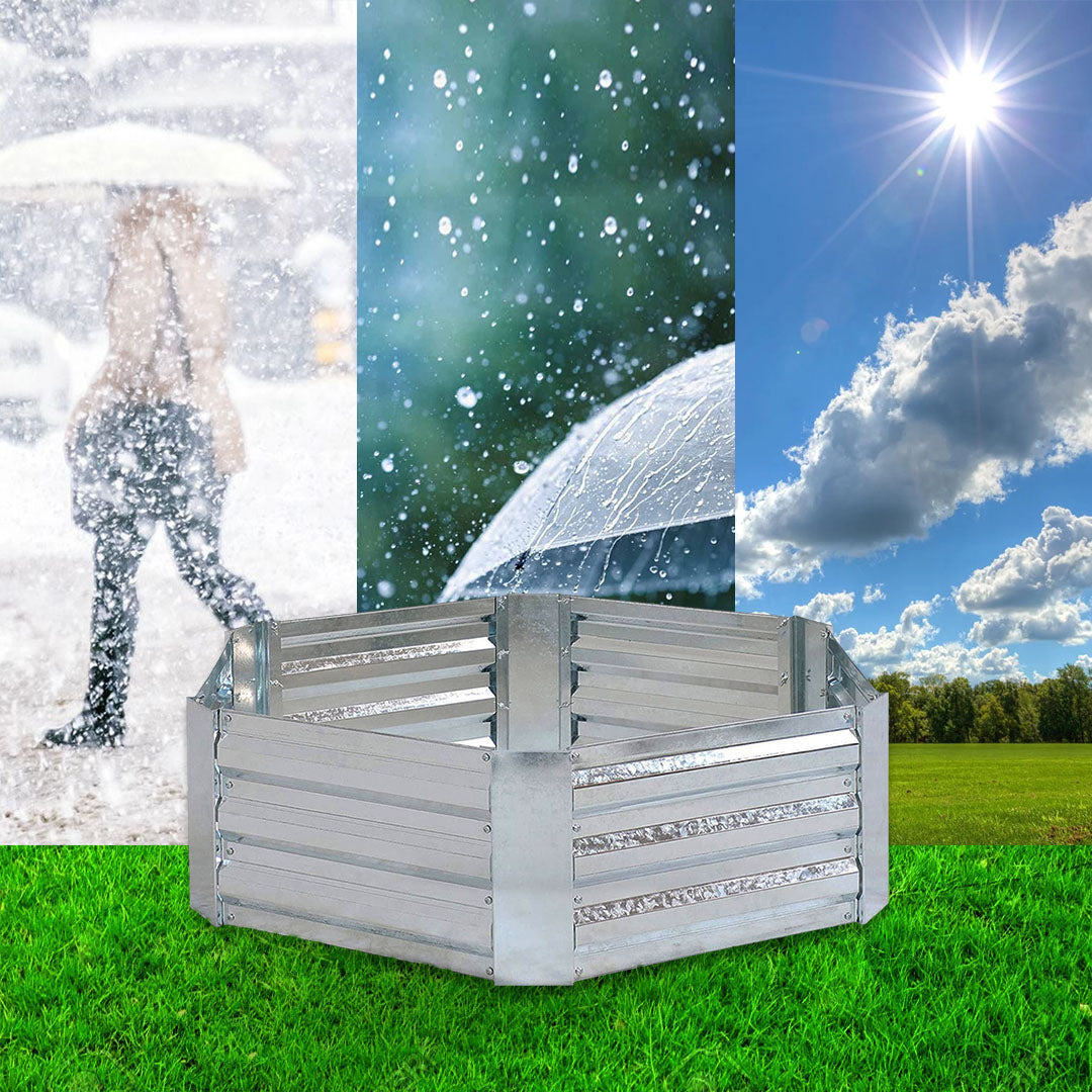 Hexagonal Raised Garden Bed