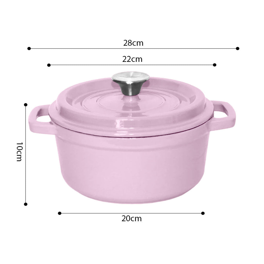 Pink Stew Cooking Pot