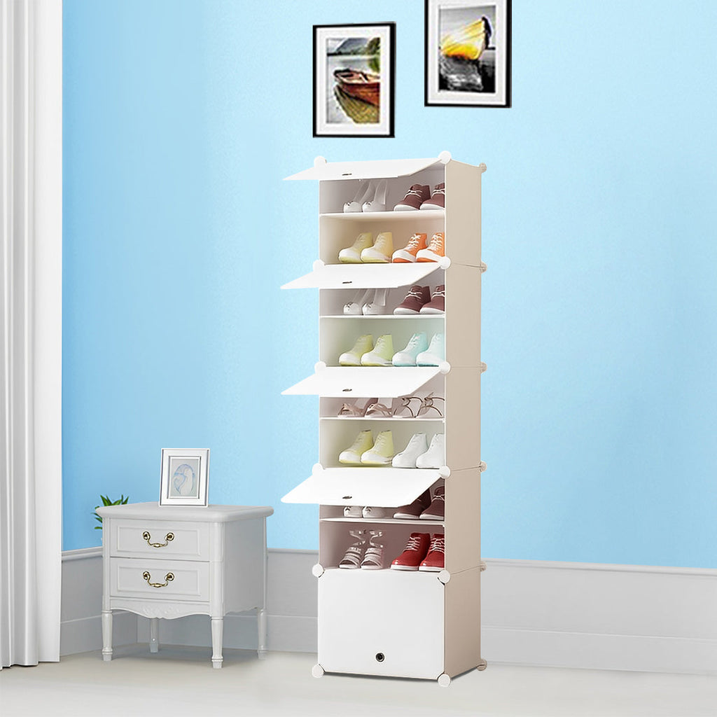 White Shoe Rack Organiser