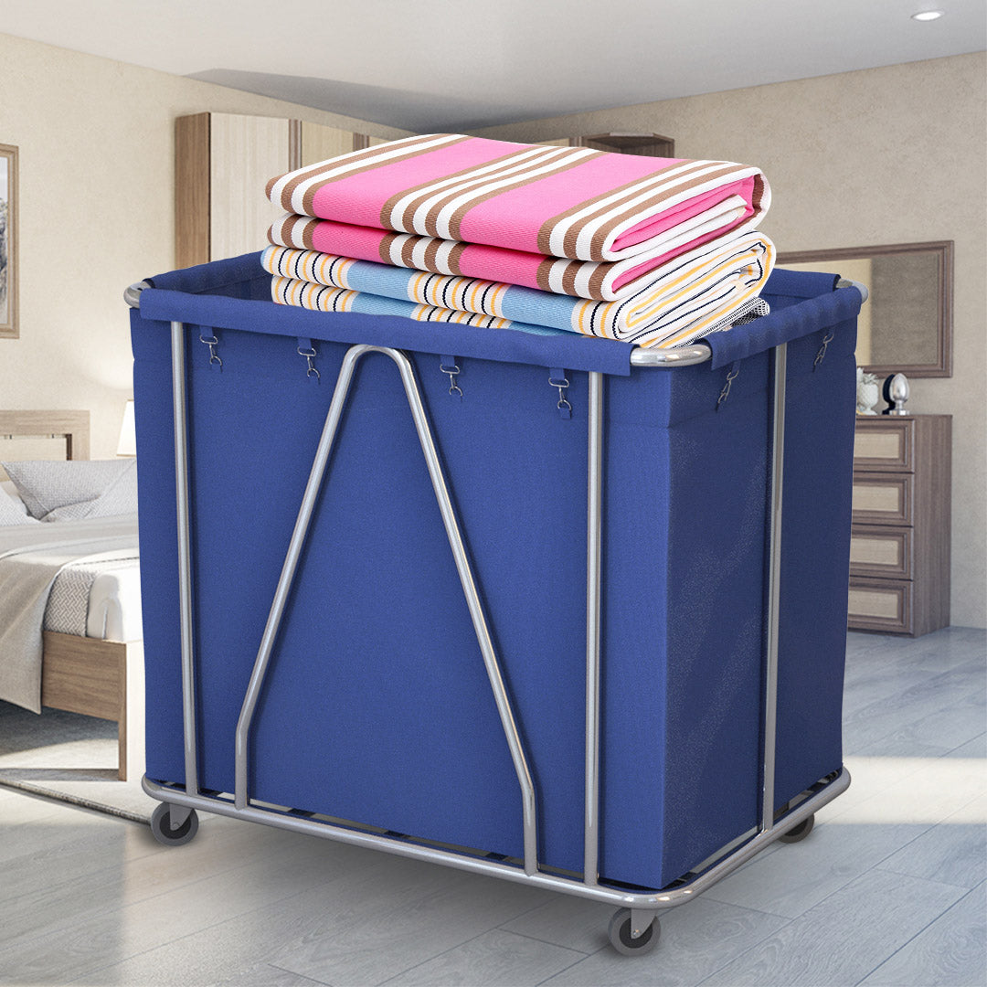 Blue Linen Cart