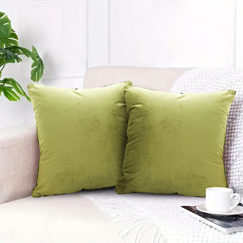 Green Foliage Pillow