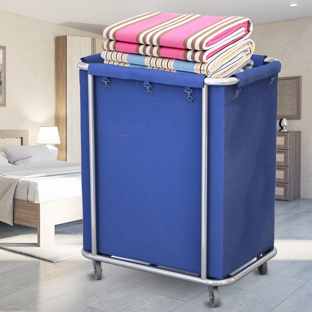 Blue Linen Cart