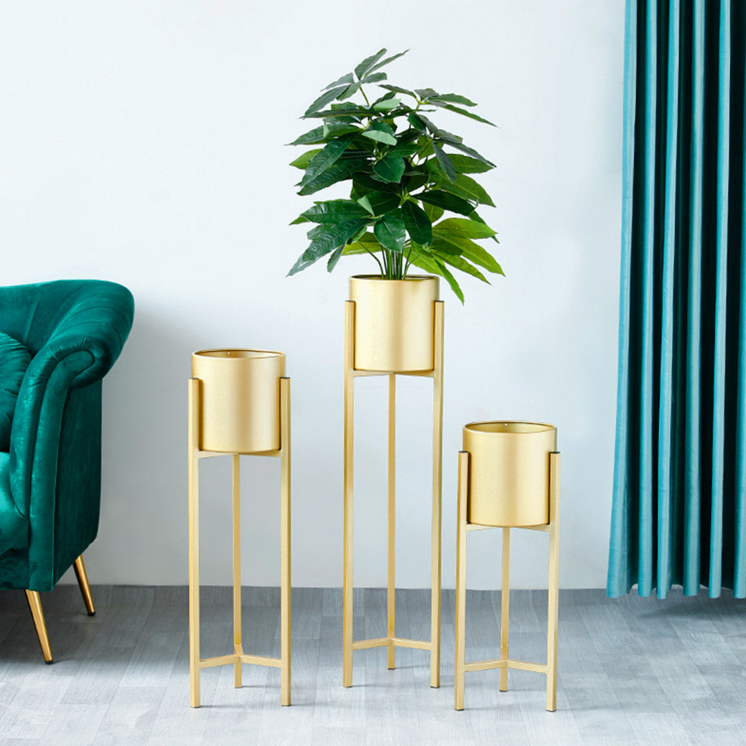 Gold Plant Stand