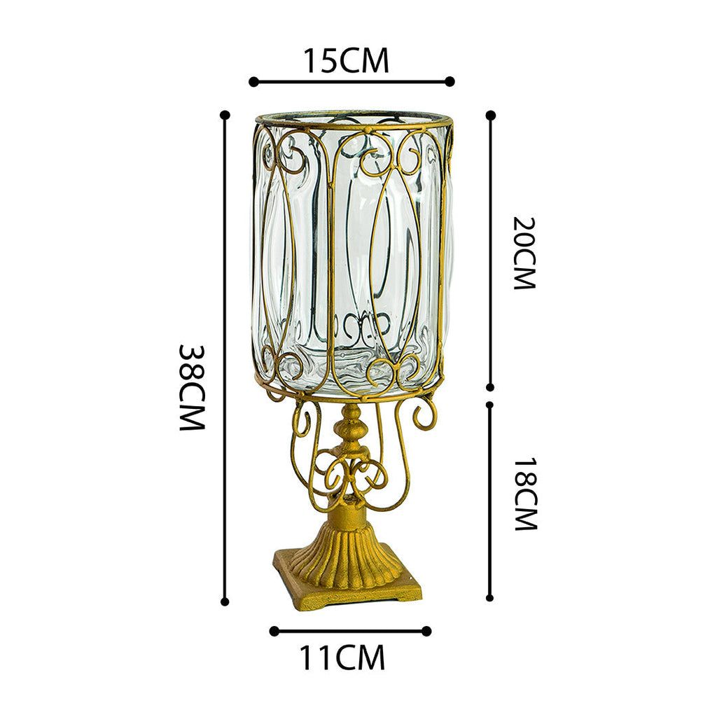 Clear Cylinder Flower Vase