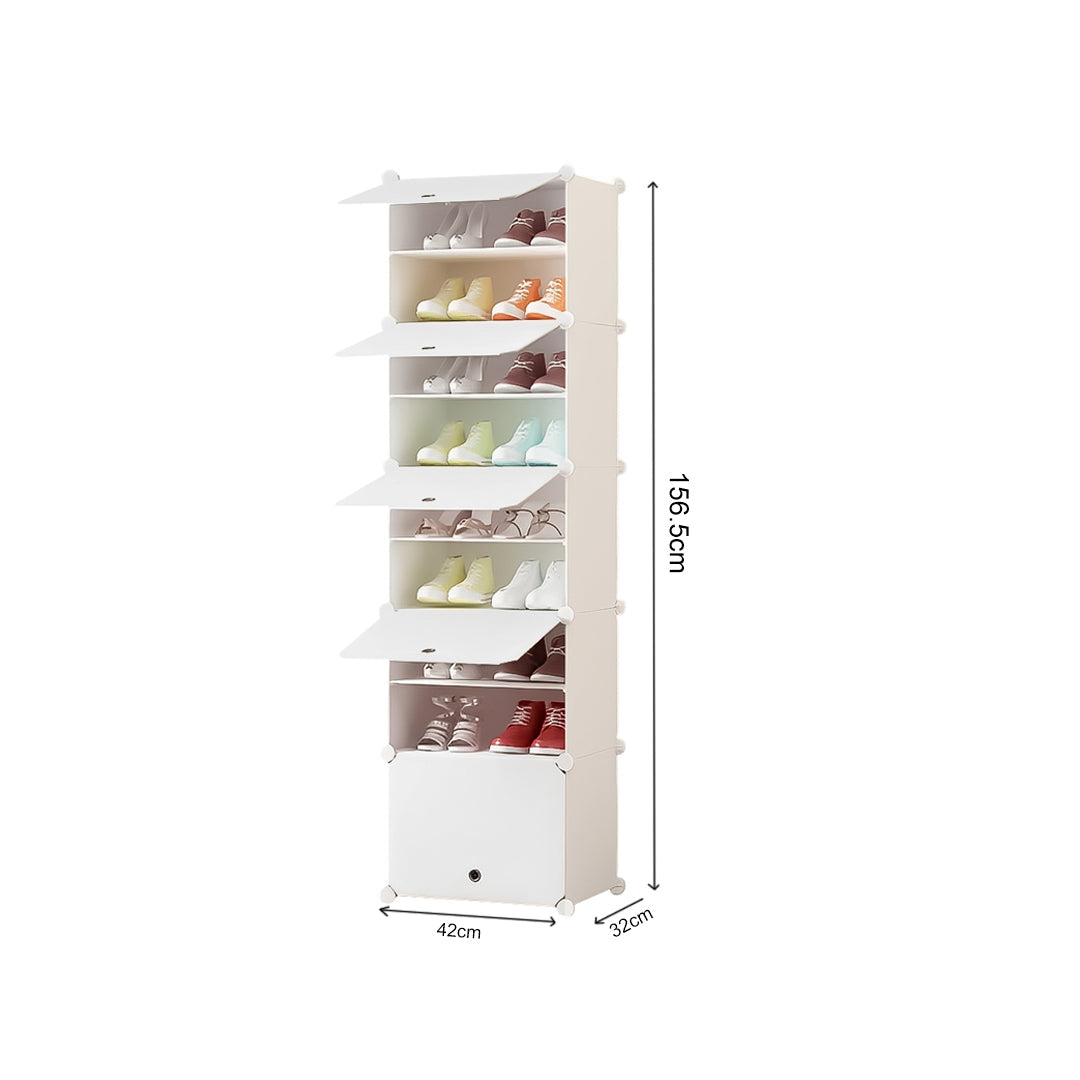 White Shoe Rack Organiser