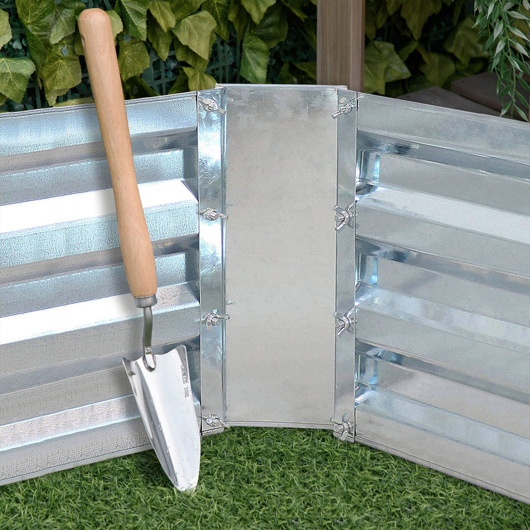 Silver Raised Garden Bed