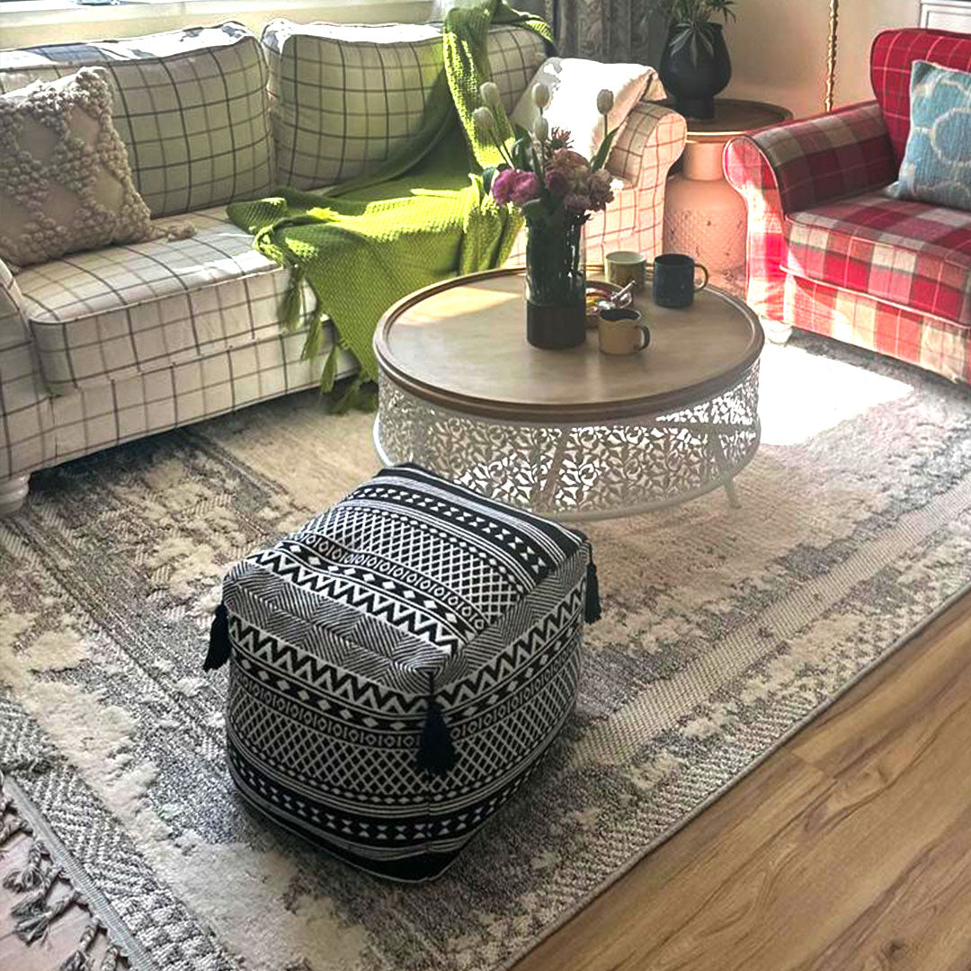 Square Pouffed Cushion