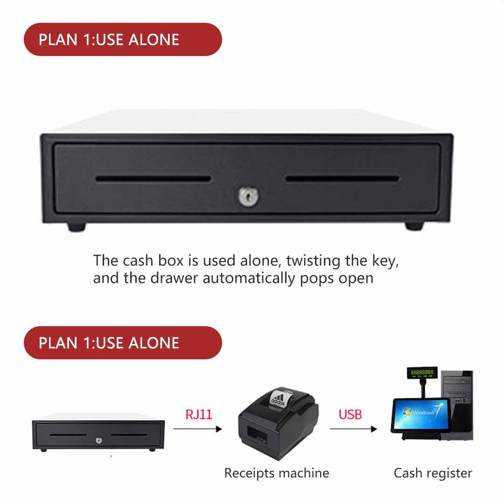 Black Heavy Duty Cash Drawer