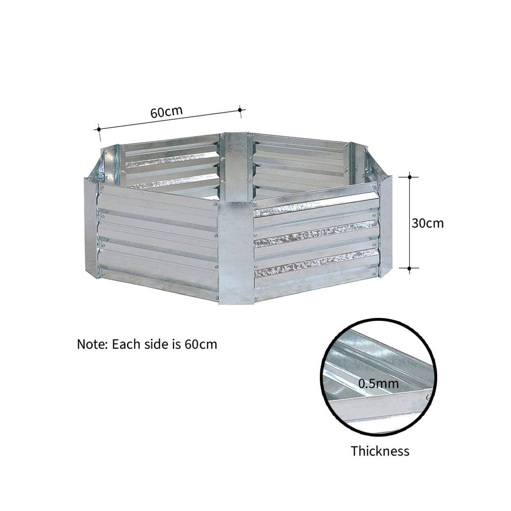 Hexagonal Raised Garden Bed