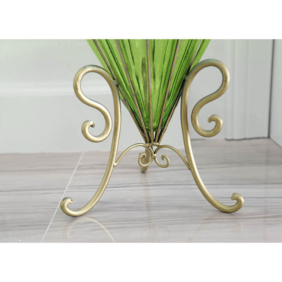 Glass Vase With Artificial Flower