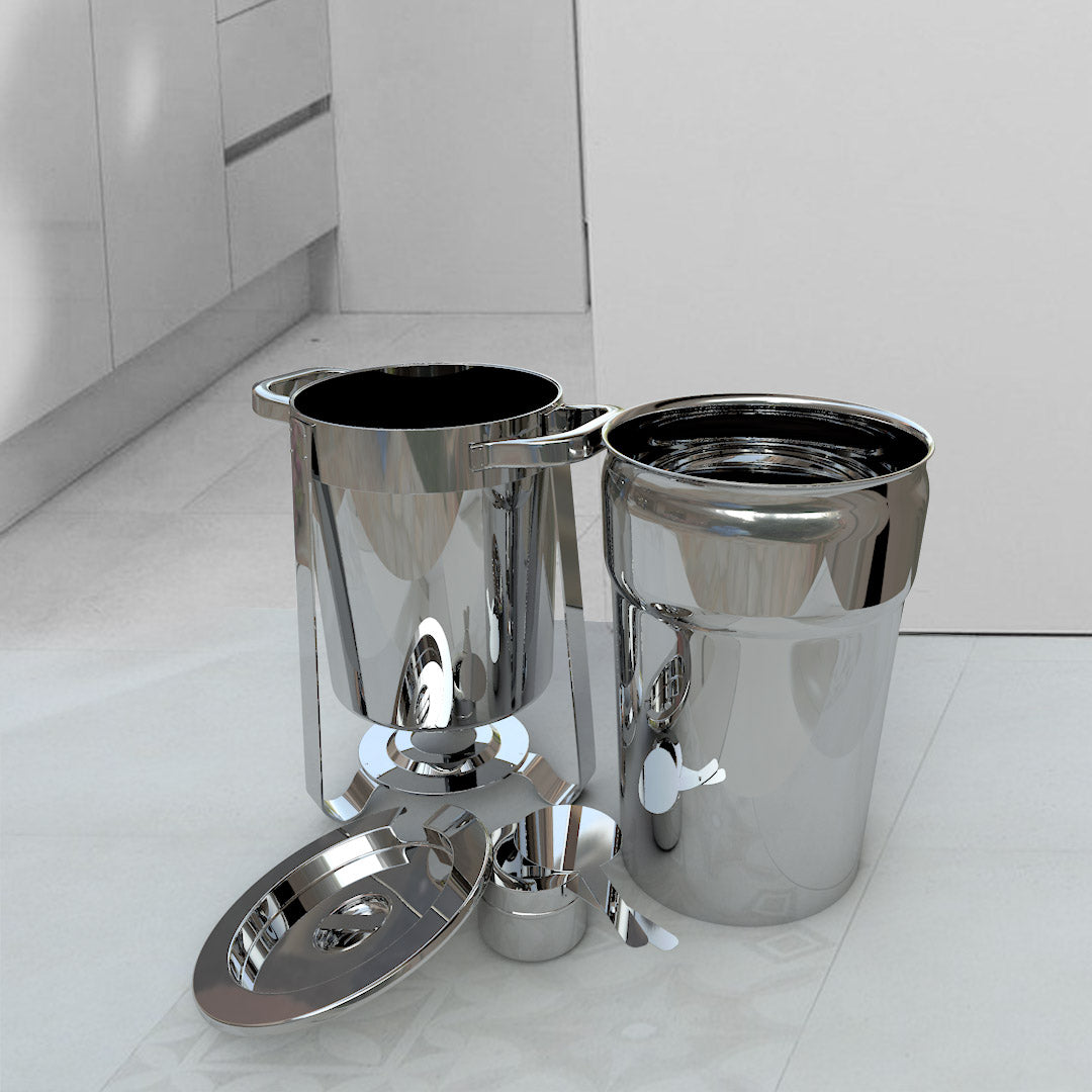 Round Stainless Steel Food Warmer