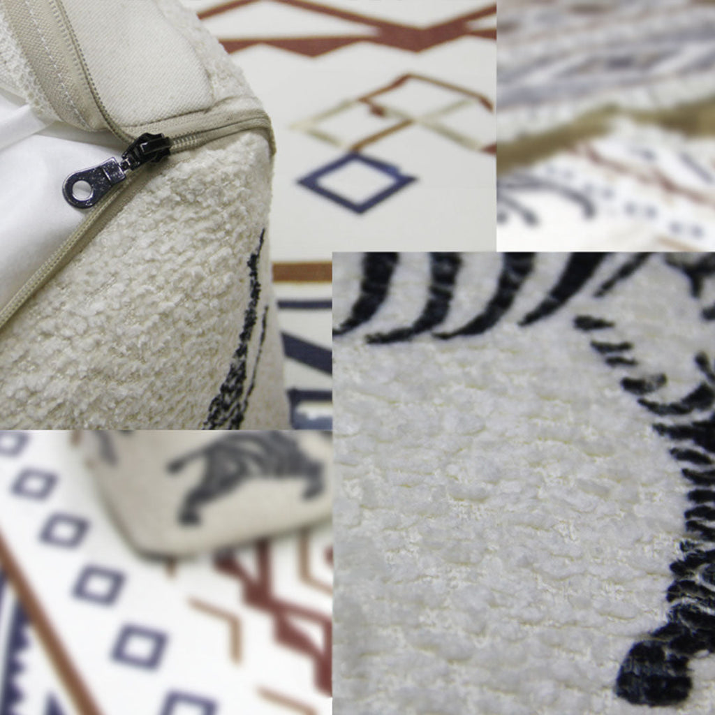 Animal Print Pouffe Cushion