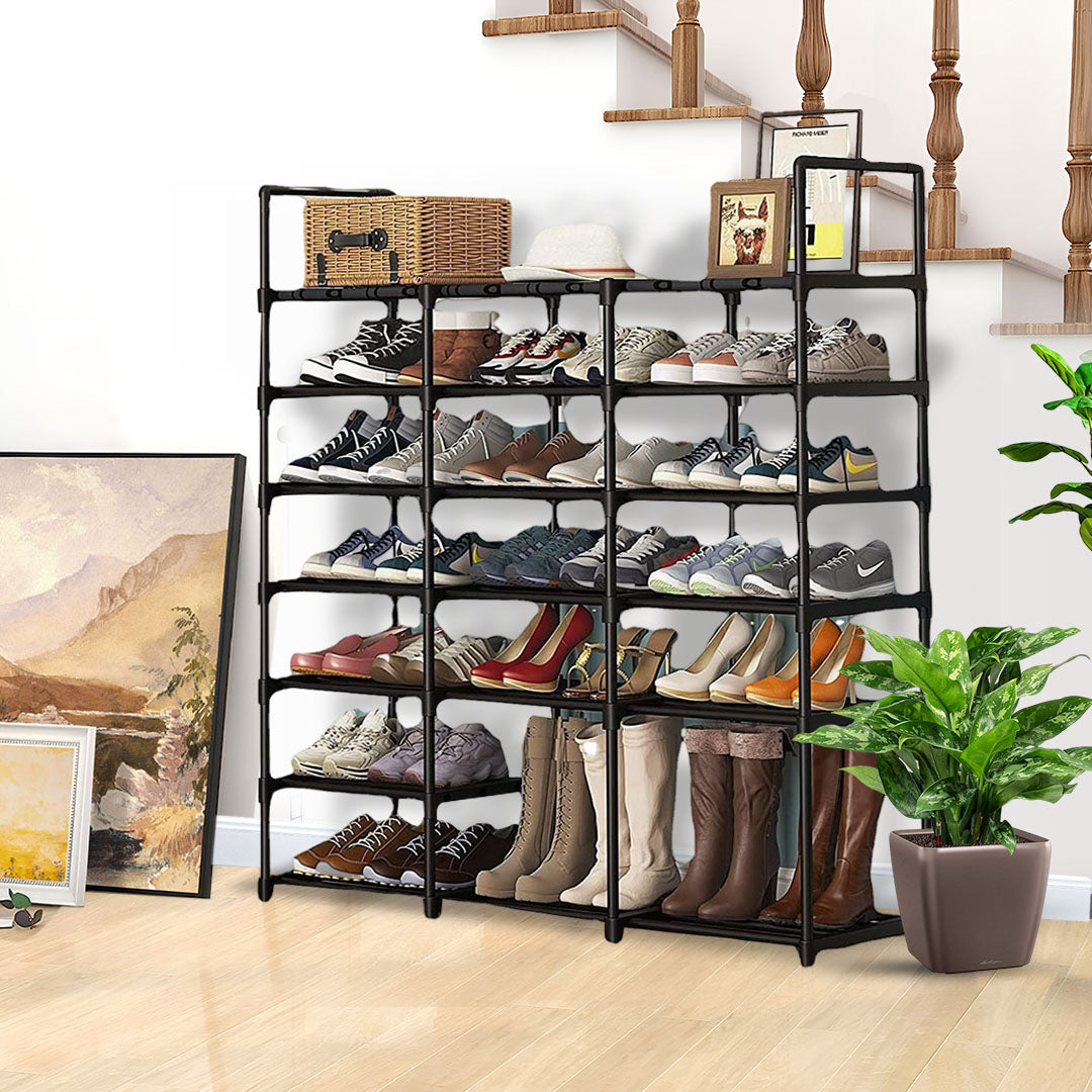 Shoe Rack Organiser With Side Hooks