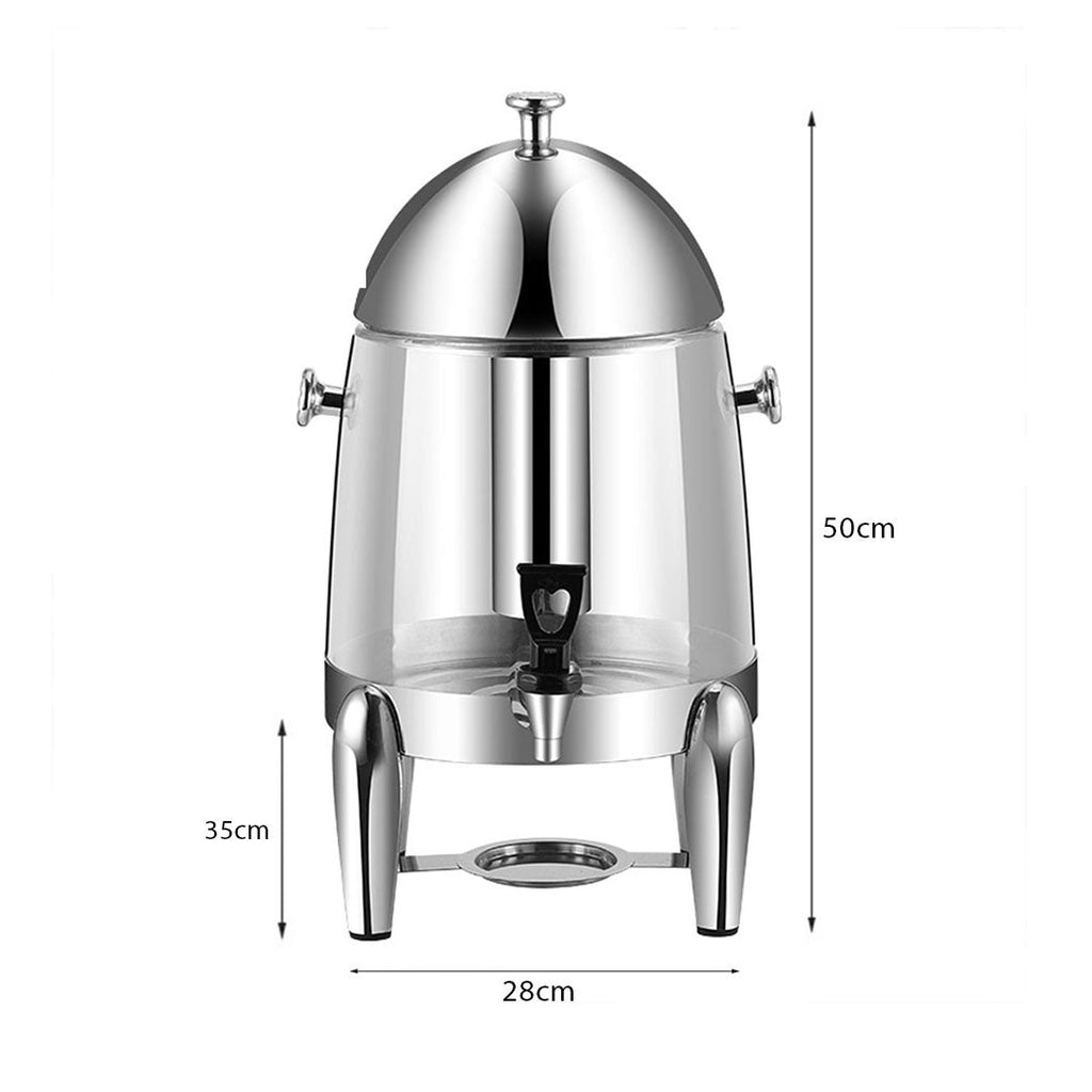 12L Silver Beverage Dispenser