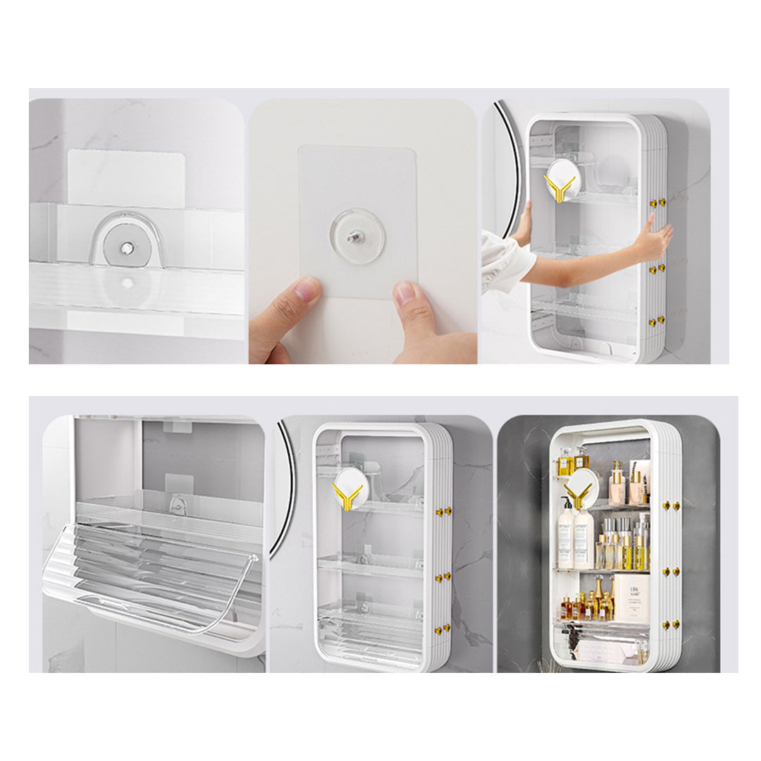 Multifunctional Cosmetic Storage Rack