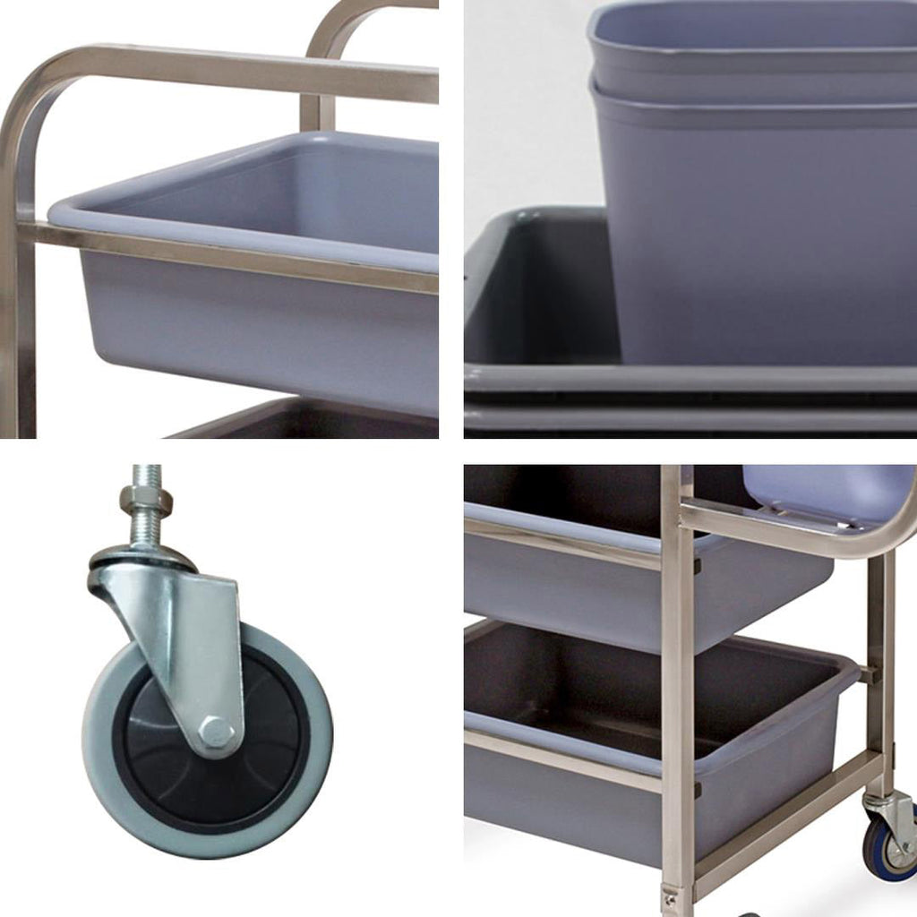 Food Cart Waste Trolley