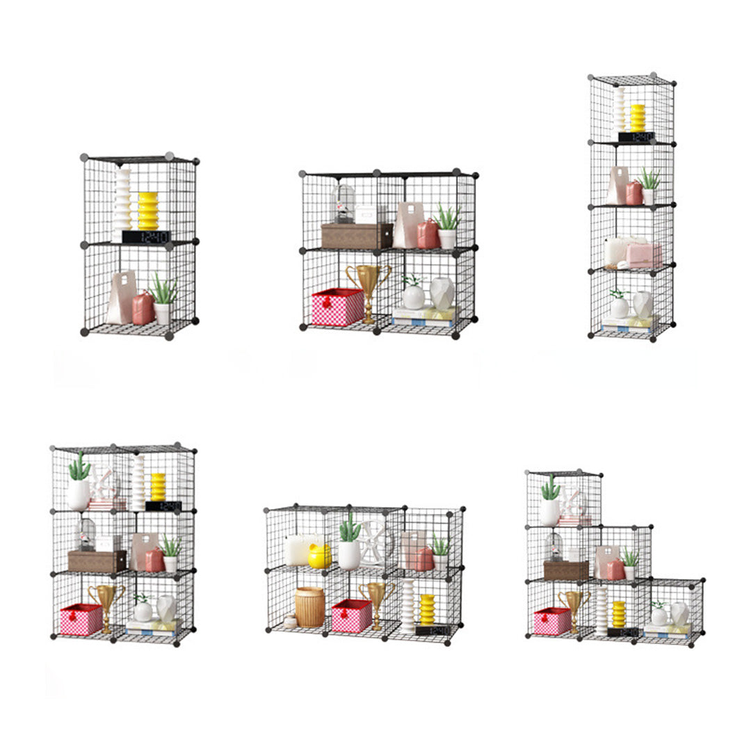 Black Portable Cube Storage Organiser