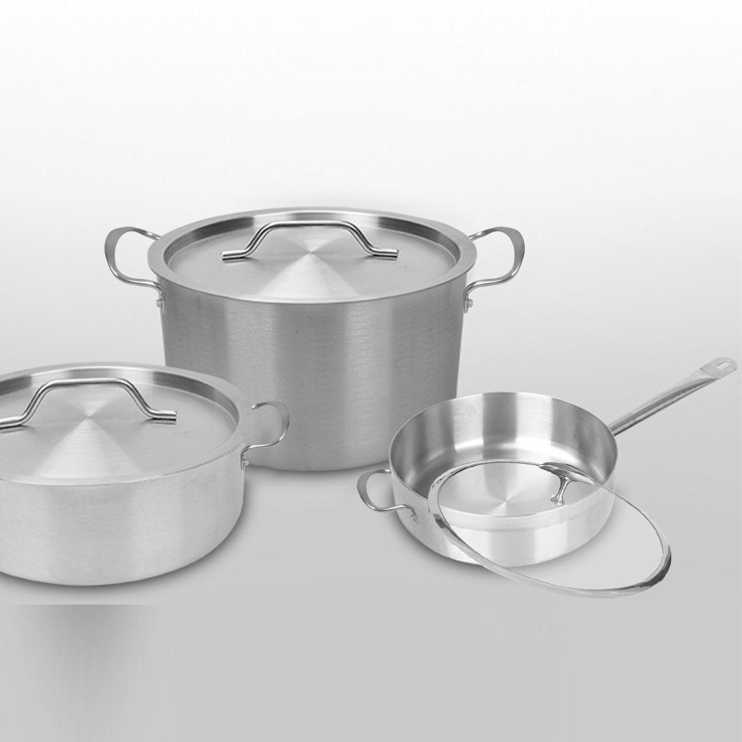 Stainless Steel Saucepan With Glass Lid