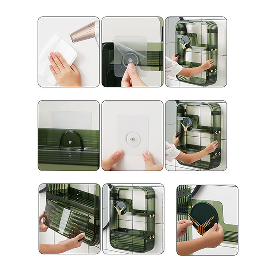 Multifunctional Cosmetic Storage Rack