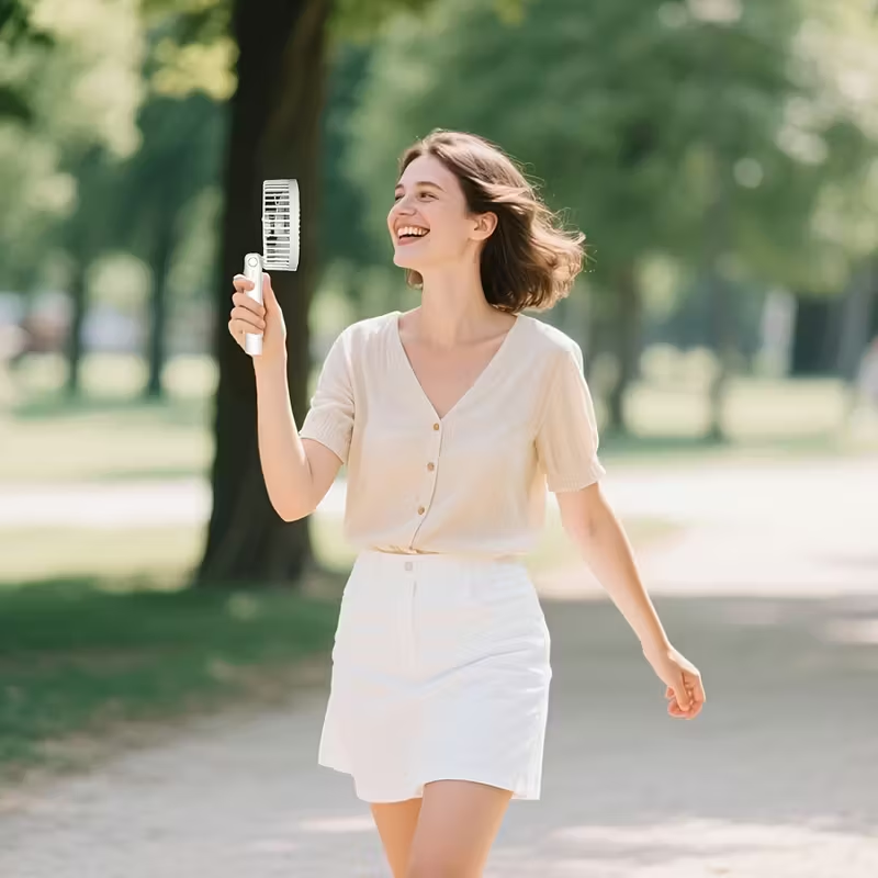 2-in-1 Portable Rechargeable Fan