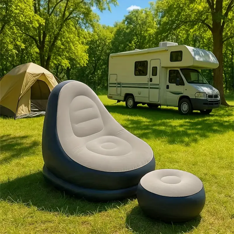 Inflatable Sofa With Footrest