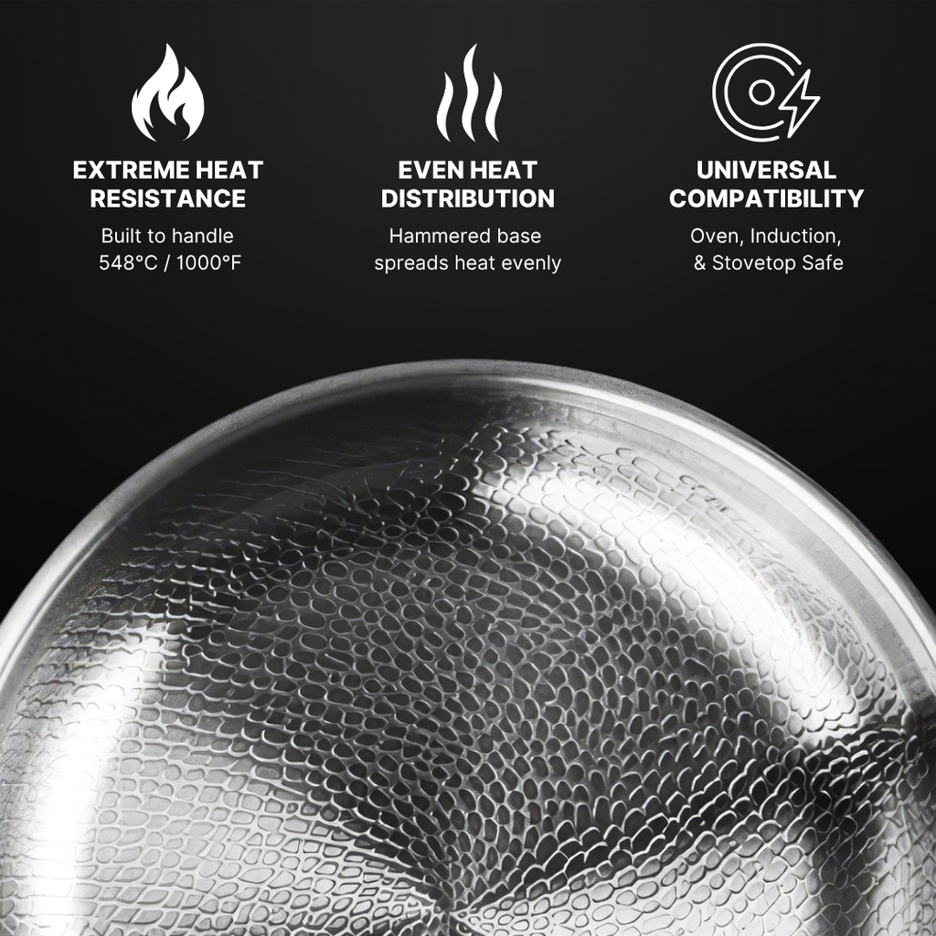 Titanium Hammered Pan