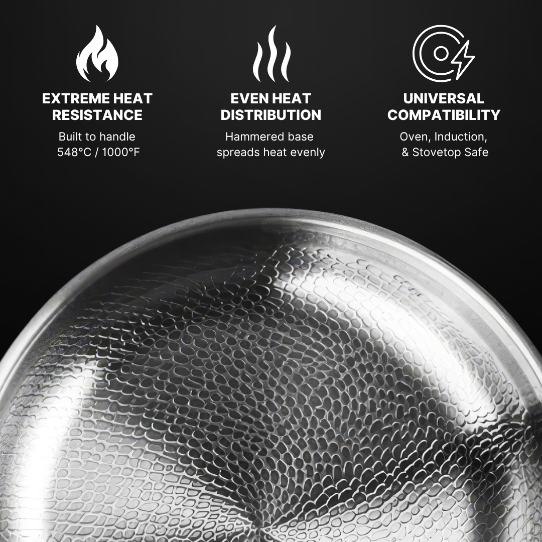 Titanium Hammered Pan