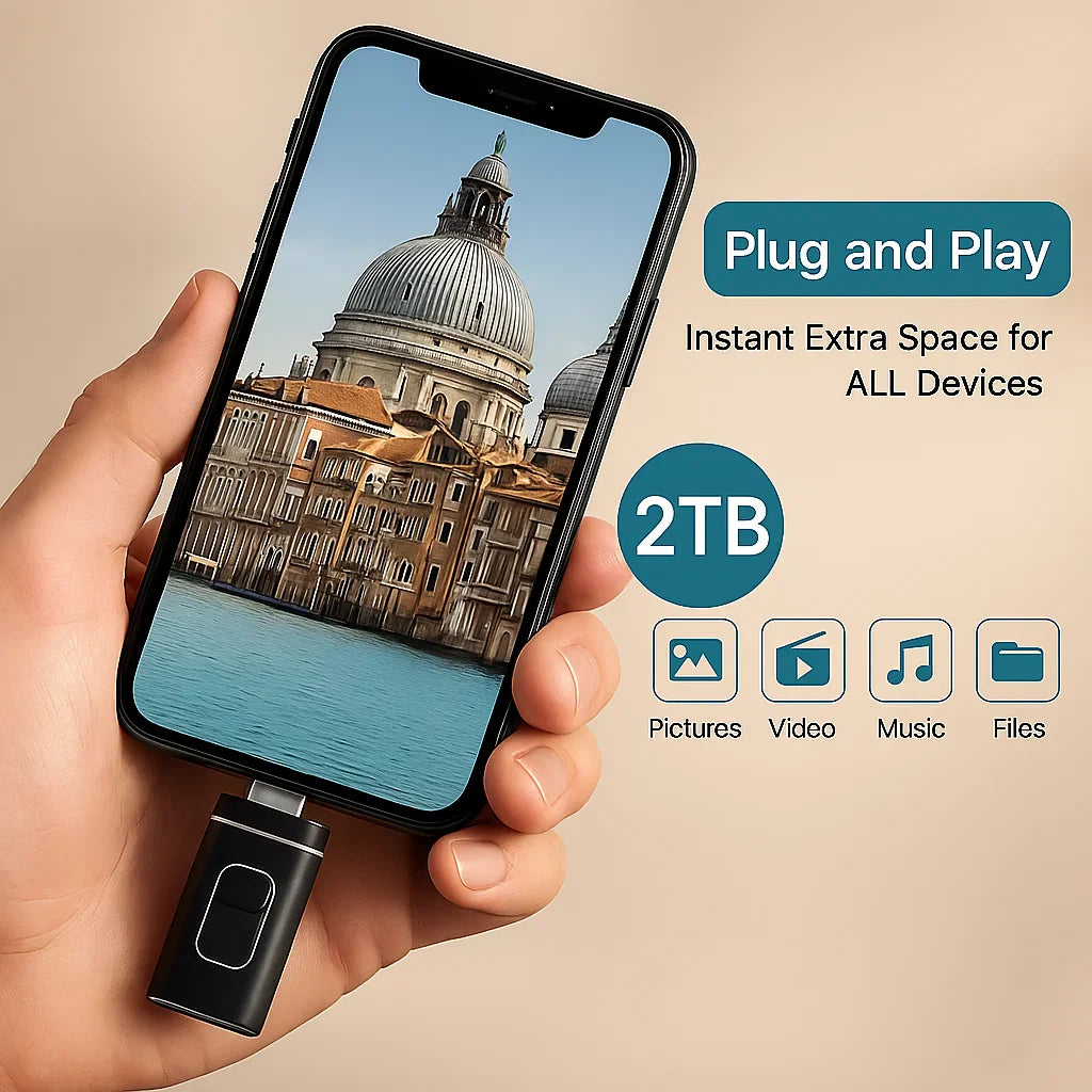 2TB Smartphone Memory USB