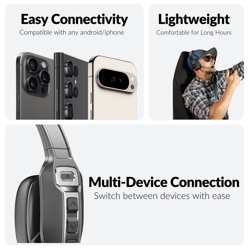 Noise Cancellation Bluetooth Headset