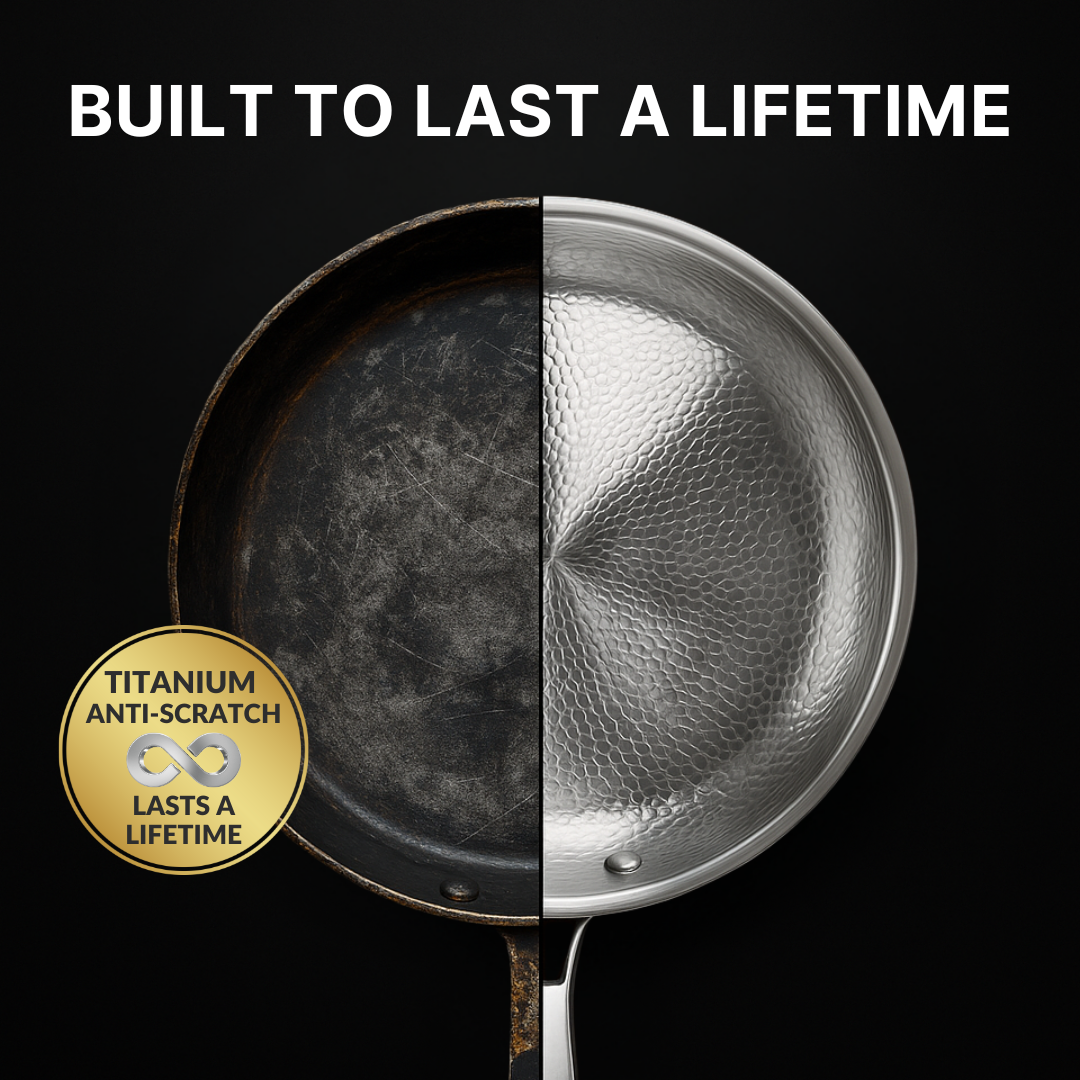 Titanium Hammered Pan