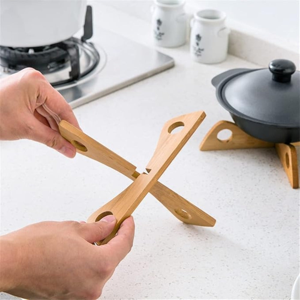 Bamboo Pot Stand