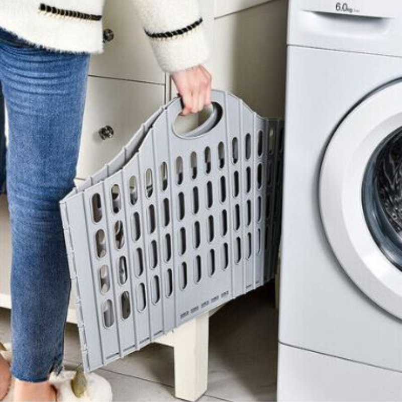 Collapsible Plastic Laundry Basket