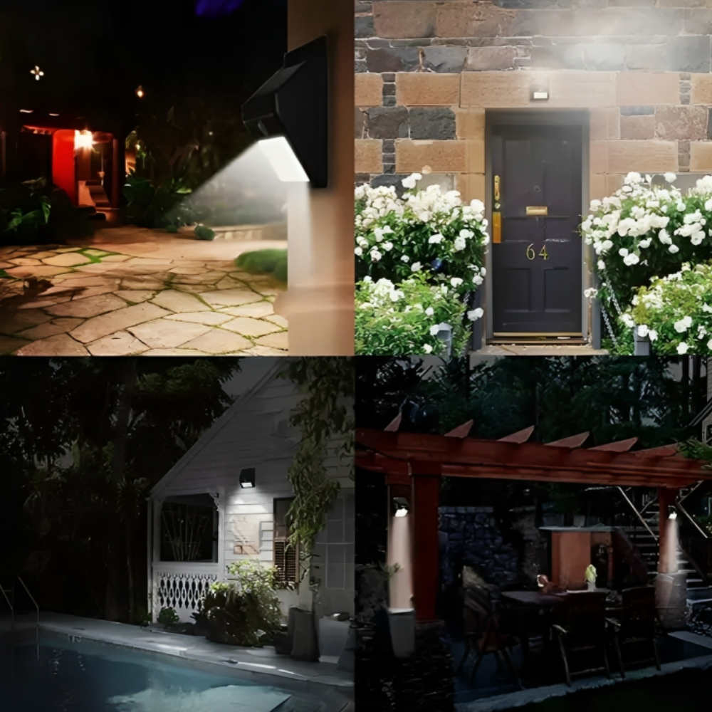 Solar Motion Sensor Lights (4-Pack)