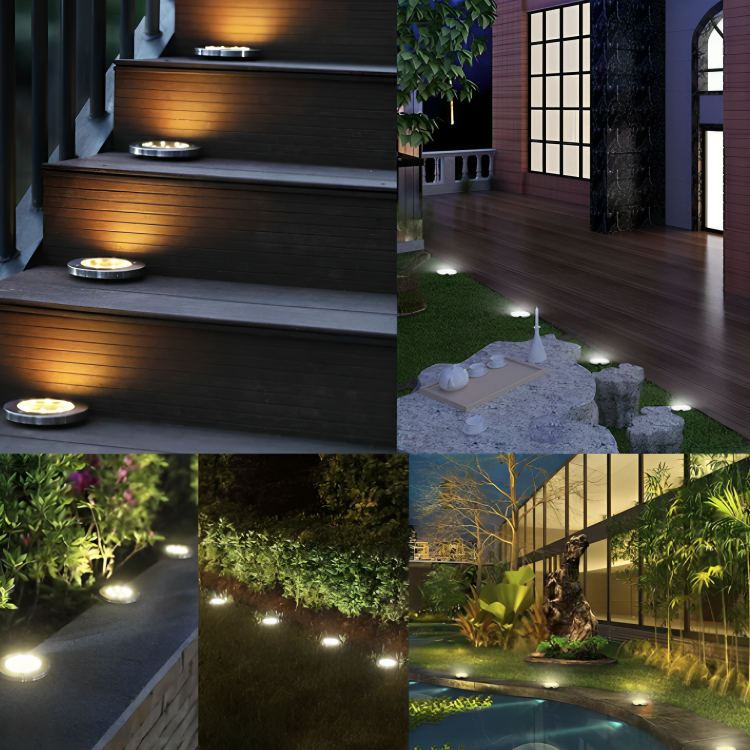 Solar Power Ultra Garden Ground Lights