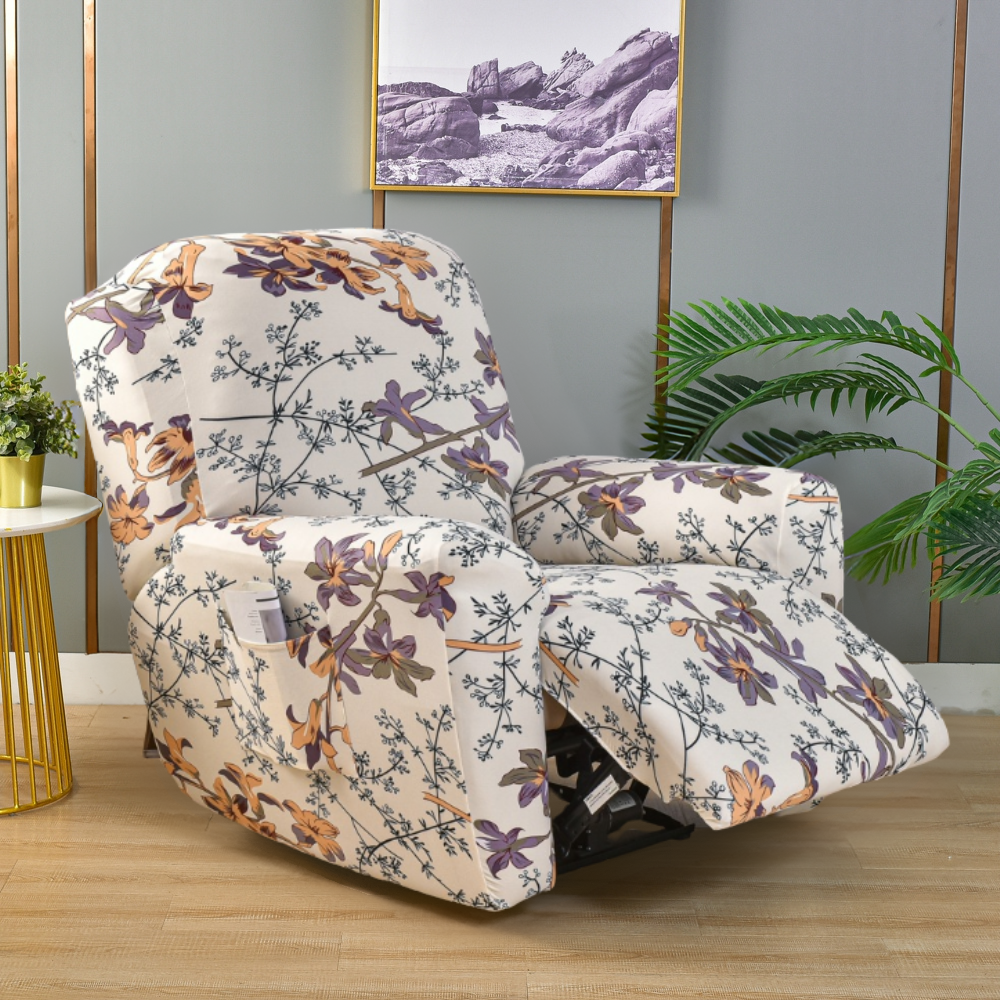 Amber Orchid Recliner Covers