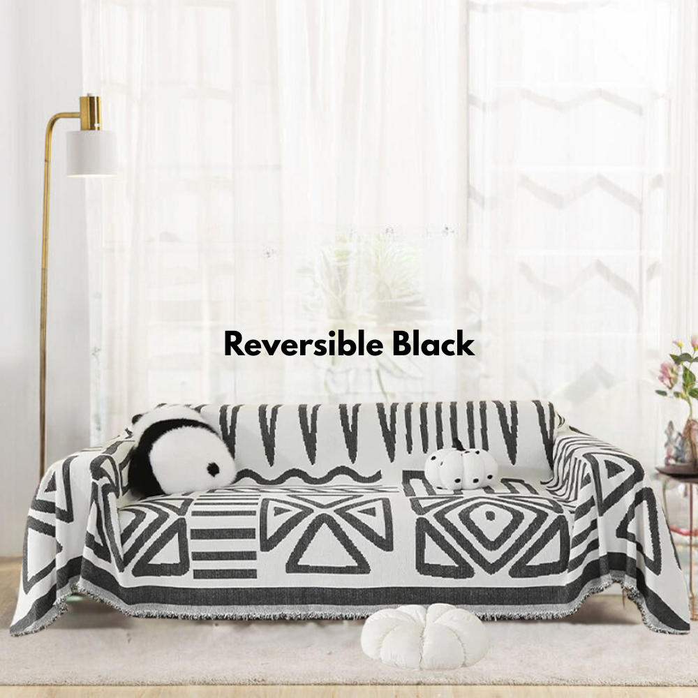 Reversible Couch Throw Blanket